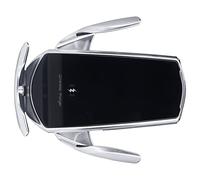 Tnfeeon Caricabatterie per Auto Wireless, Supporto per Telefono con Sensore Intelligente Supporto per Presa d'aria per Auto con Ricarica Rapida da 15 W, Silicone ABS per PC, Infrarossi, Punte