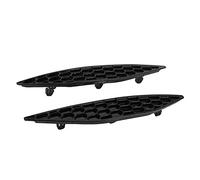 Tnfeeon Catarifrangenti per Paraurti Posteriore, Set di Eliminazione a Nido d'Ape Nero Lucido per MK7 dal 2013 al 2016, Installazione Semplice, Materiale ABS Resistente, Aggiornamento Perfetto