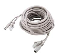 Tnfeeon Cavo CCTV Ethernet RJ45 + DC per NVR 10MBIT / S / 100 Mbit/S Obiettivo di Monitoraggio 787, 4 PIEM 139G / 4, 9 Oz (10m)