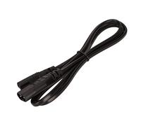 Tnfeeon Cavo di Alimentazione IEC C8 A C7 Affidabile Conduttore in Rame PVC 1500 W 100-240 V 2,5 A Corrente per Lampade da Scrivania Ed Elettronica in Scenari di Viaggio in Ufficio Domestico