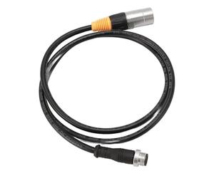 Tnfeeon Cavo Ethernet M12 da 5 Pin Maschio a RJ45 Cavo di Rete Industriale Schermato in Lega di Alluminio con Lunghezza 42,5 Pollici Peso 3,03 Once per Connessione di Macchinari di Fabbrica e