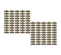 Tnfeeon Cerniere a Molla in Ferro da 100 Pezzi con Chiusura Automatica per ante di Armadietti Portagioielli Compatte 30x13 Mm Convertite in 1,2x0,5 Pollici Adatte a Custodie Decorative in Legno per