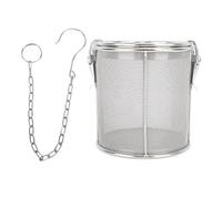 Tnfeeon Cestello Filtrante in Acciaio Inossidabile a Maglia Extra Fine, Semplifica la Preparazione della Cottura per Filtrare Senza Sforzo, Versatile per Filtrare la Zuppa di Infusione di tè e