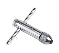 Tnfeeon Chiave a Cricchetto con Impugnatura a T Barra a T Regolabile per Set di Matrici per Maschi da 1/4 Pollici a 1/2 Pollici Azione a Cricchetto Bidirezionale per un Facile Utilizzo in Avanti e