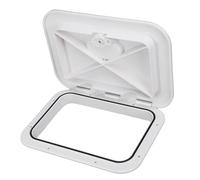 Tnfeeon Chiusure per Boccaporti per Barche, Hardware di Coperta e Materiale Plastico Resistente per Piccole Barche a Vela Yacht a Fondo Piatto Chiusure per Boccaporto per Bianche, Copertura per