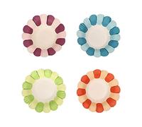 Tnfeeon Ciotole di Carta con Petali Fai-da-te, Graziose Tazze di Fiori, Design Impilabile, Set da 50 Pezzi, Buone, Perfette per Decorazioni in Classe e attività Artistiche e Artigianali