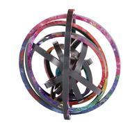 Tnfeeon Coinvolgente Giocattolo Puzzle Rotante per Alleviare lo Stress, Materiale Plastico, Favorisce la Calma e la Soddisfazione, Ideale per Bambini e Adulti (fiore colorato)