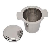Tnfeeon Colino per Infusore per il tè, Acciaio Inossidabile 304 con Coperchio e Maniglia, Strumento a Maglia Fine Facile da Pulire per la Preparazione di tè Sfuso e caffè Macinato