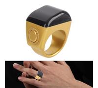 Tnfeeon Contatore Elettronico da Dito Tasbeeh Digitale Anello Intelligente Batteria 40 Giorni, IP67 Preghiera Dhikr Promemoria Musulmani Uomini Donne Tasbih (22MM)