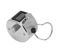 Tnfeeon Contatore Manuale a 4 Cifre Statistiche Principio Meccanico Shell Metal per Analisi di Laboratorio per Le Statistiche dei Dati
