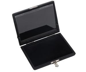 Tnfeeon Contenitore di Copertura in Pelle Resistente con Clarinetto Nero con 6 Ruote