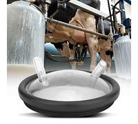 Tnfeeon Coperchio di Plastica e Sigillo per Mungitrice | Sicuro Due Coperchi Aperti | Ideale per Capre, Pecore, Macchine per il Cowmelk