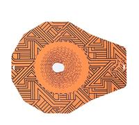 Tnfeeon Copri Freno a Disco per Mountain Bike Resistente al Calore Semplice 2 Pezzi Cool Styling Copertura per Lavaggio Mountain Bike per Manutenzione Mountain Bike (Geometrico)