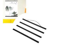 Tnfeeon Cornice Magnetica per Poster in Legno, Bacchette Magnetiche con Corda, Sistema di Appenditura Senza Fori per Stampe su Tela, Poster e Foto, Decorazione Parete Moderna (40 cm)