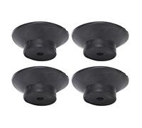 Tnfeeon Cuscino per Piede del Compressore d'aria Cuscino in Gomma per Assorbimento degli Urti per Piccole unità Fissaggio a Vite M6 da 4 Pezzi Riduce Al Minimo le Vibrazioni e il Rumore Durante il