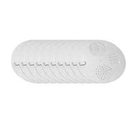 Tnfeeon Disco della Porta di Nidificazione in Acciaio Inossidabile con 4 Opzioni di Accesso, 10pc per Il Controllo Dell'ape, Come Il Colore Mostrato