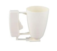 Tnfeeon Dispenser per Pastella per Pancake, Versatore per Impasto in Plastica con Controllo Preciso per Cupcake e Waffle, Bocca da 3,5 Pollici per gli Appassionati di Pasticceria