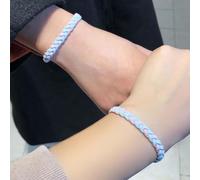 Tnfeeon Elastico per Capelli Morbido e Confortevole, Materiale in Tessuto Ad Alta elasticità, Elegante Fascia per Capelli per l'uso Quotidiano, Ideale per gli Amanti dei Viaggi e della Moda (blu