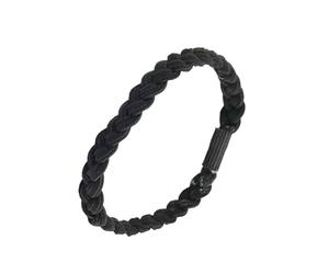Tnfeeon Elastico per Capelli Morbido e Confortevole, Materiale in Tessuto Ad Alta elasticità, Elegante Fascia per Capelli per l'uso Quotidiano, Ideale per gli Amanti dei Viaggi e della Moda (BLACK)