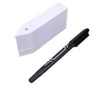 Tnfeeon Etichette per Piante con Pennarello Set per Piantine Indicatori da Giardino Etichette per Vivaio Etichetta per Semi per Picchetti per Piante da Giardino all'aperto, 100 Pezzi