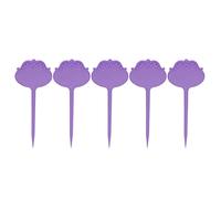Tnfeeon Etichette per Piante, Etichette per Piante Tag in Plastica per Giardino Vivaio Fiori in Vaso Organizzazione Vegetale Confezione da 50 per Semi Riutilizzabili Impermeabili Nan (PURPLE)