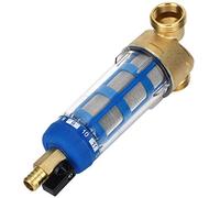 Tnfeeon Filtro per l'acqua a Sedimenti Spin Down per Tutta la Casa, Prefiltro Riutilizzabile da 50 Micron con Alloggiamento Trasparente e Valvola di Scarico, G1 MNPT G3 4 FNPT per RO di Scaldabagno