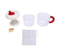 Tnfeeon Filtro Yogurt a Coltura di Formaggio Filtro a Maglie Sottili Riutilizzabili per il Maker di Formaggio per il Fitness Crema Fitness per la Casa Cucina da Donna da Donna da Donna (rosso)