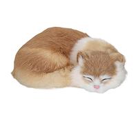 Tnfeeon Gatto Che Dorme Modello con Peluche Realistica per la Decorazione della contabilità della Casa Adattata Agli Amanti il materiale del Gatto: Plushing