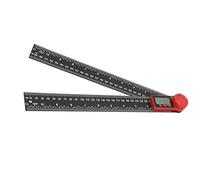 Tnfeeon Goniometro Digitale con Precisione di ±0,05°, Display LCD per Letture Chiare, Struttura Robusta per la Lavorazione del Legno e Progetti Fai da Te, Include Funzioni di Misurazione della (#02)