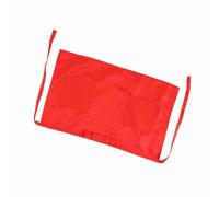Tnfeeon Grembiuli da Cameriere con 2 Tasche, Resistenti all'Acqua, a Prova di Olio, Cameriere, Camerieri, Grembiuli Corti, per Uomo, Donna, Ristorante, 22,7 X 14,8 Pollici (Rosso)