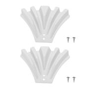 Tnfeeon Gutter Downspout Diverter, 2 Pezzi di Dispersione della Dispersione dell'Acqua Piovana Disperperio per la Pioggia per Esterni Proteggi la Tua Fondazione (White)