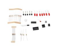 Tnfeeon Il Kit di Dadi Elettronici Simula Il Lancio dei Dadi con 7 LED per gli Amanti del Gioco Facile Montaggio per Principianti Design Compatto da 2,68 X 1,38 Pollici Ideale per Feste e