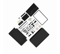 Tnfeeon Kit di Sostituzione Custodia per 3DS XL, Parti e Strumenti Completi della Custodia, Installazione Semplice, Leggera e Portatile, Diverse Opzioni di Colore per i Giocatori (BLACK)