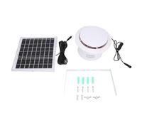 Tnfeeon Kit di Ventola Ad Energia Solare da 8W Ventola di Scarico del Pannello Solare per Pollai a Cooperative per Le per Animali Domestici con Ventilazione Esterna IP67