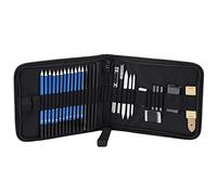 Tnfeeon Kit Matite da Disegno, 33 Pezzi di Matite da Disegno e Set da Disegno con Gomme per Temperamatite a Carboncino Forniture Artistiche per Adulti Principianti