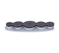Tnfeeon Kit per Bottoni Rivestiti, Attrezzo per Realizzare Bottoni 5 Misure 11 Mm 15 Mm 19 22 29 con Creatore di in Plastica for Ricamo e Quilting