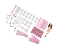 Tnfeeon Kit per Stilista, Set per Realizzare Vestiti per Bambole con 6 Manichini per Aspiranti Designer. L'esperienza di Moda Creativa Incoraggia Le abilità Artistiche Attraverso Il Materiale in
