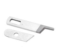 Tnfeeon Lame per Macchina Tagliacuci 2 Set Taglierina Superiore Inferiore 412585 550449 per Parti di Ricambio Serger Adatte per Consew 14TU854 Serge-Mate 300 430 4350D
