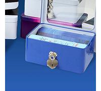 Tnfeeon Lucchetto a Forma di Cuore con Chiavi Mini Lucchetto in Metallo per Portagioie, Diario e Borsetta (Bronzo)