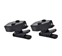 Tnfeeon Luce a LED Fissata Sugli Occhiali, Mini Lampada per Occhiali a LED in ABS 2 Pezzi con Design a Clip Ruotabile a 360 Gradi, Luce di Lettura a Mani Libere per la Lettura Notturna e la
