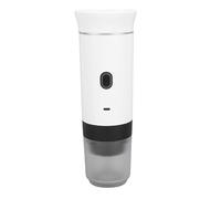 Tnfeeon Macchina per caffè Portatile Macchina per caffè Compatta e Ricaricabile con Batteria da 2500 MAh per Viaggi in Campeggio in Ufficio Pesa 24,6 Once Si Adatta a Qualsiasi Borsa Facile (WHITE)