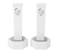 Tnfeeon Mangiatoia per Ostriche per Polli, Mangiatoia Sospesa Automatica a gravità con Coperchio Rimovibile per Sabbia di Pollo e Mais, Materiale ABS da 4,5 X 9,8 Pollici per Pollaio e