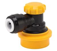 Tnfeeon Materiale Pp 5/16 Pollici Doppia Spinta Nella Spina Veloce Bel Design per la Dispensa di Birra Portatile (Liquido Giallo)