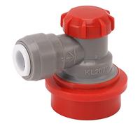 Tnfeeon Materiale Pp 5/16 Pollici Doppia Spinta Nella Spina Veloce Bel Design per la Dispensa di Birra Portatile (Gas Rosso)