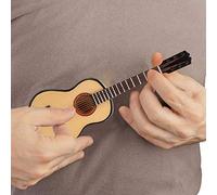 Tnfeeon Modello di Chitarra in Scala 1/6 Accessorio per Strumento Musicale in Legno Realizzato a Mano per Display da Collezione Realistici Puntelli Fotografici 6,7 Pollici di Lunghezza Perfetto per