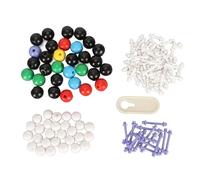 Tnfeeon Modello Molecolare di Chimica 136pc Set, Stile di Apprendimento Pratico per Insegnanti e Studenti, Facile da Connettersi e Separarsi Dagli Atomi e con Strumenti di Rimozione dei Collegamenti