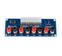 Tnfeeon Modulo di Test dell'alimentatore della Scheda di Trasferimento ATX Design Compatto per Test di PC Desktop Uscite di Tensione 5,0 X 1,9 X 1,2 Pollici 2,3 Once Prestazioni Stabili con 8