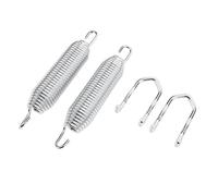 Tnfeeon Molla Tenditrice del Piatto e Ancoraggio Tenditore, Ancoraggio di Estensione, Ricambio in Acciaio Al Carbonio per Tosaerba Hustler, con Molla 607616 e 604110 per FasTrak SD SDX SD SDX