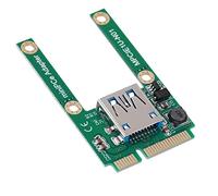 Tnfeeon MSATA Alla Scheda di Conversione Mini USB Mini PCI-E USB2.0 Applicata per Laptop, Operazione Trasparente, Nessun Controller, un Supporto Mini-arancio Completo / Medio è Richiesto, Adatto per