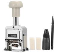 Tnfeeon Numeratore Automatico, Timbro Autoinchiostrante da Ufficio a 6 Cifre per l'etichettatura di File e la Marcatura di Documenti